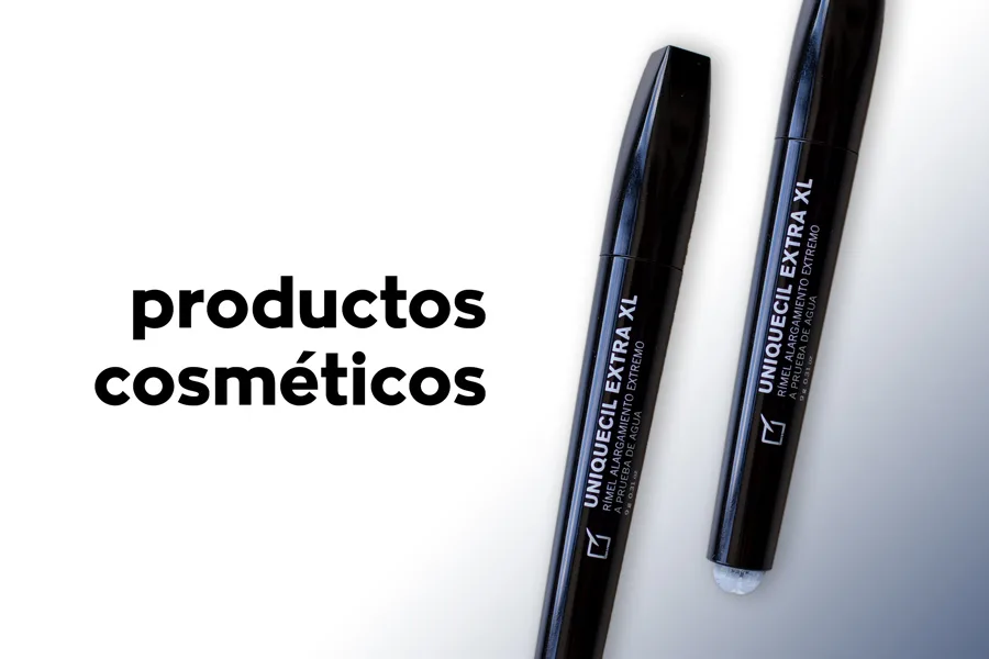 Self-adhesive labels for cosmetics